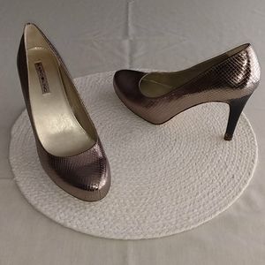 Women's worn once pewter color